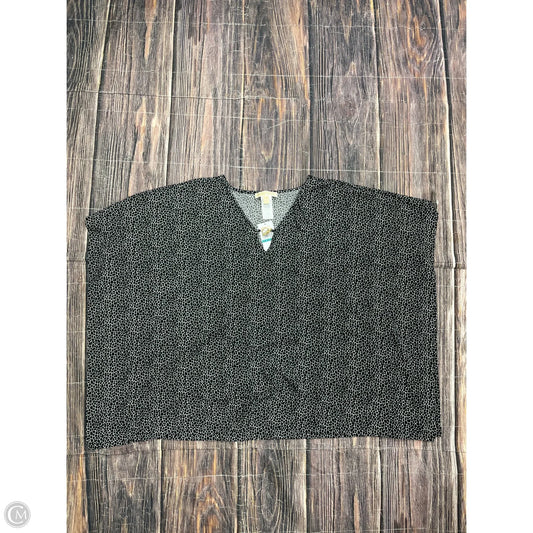 Top Short Sleeve By Michael By Michael Kors In Black, Size: 1x