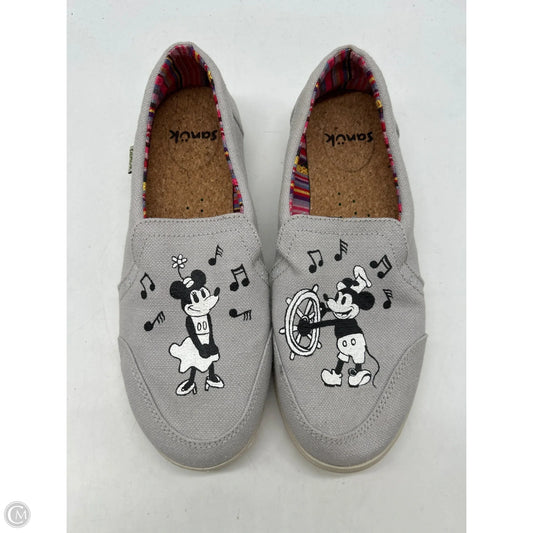 Shoes Flats By Sanuk In Grey, Size: 7.5