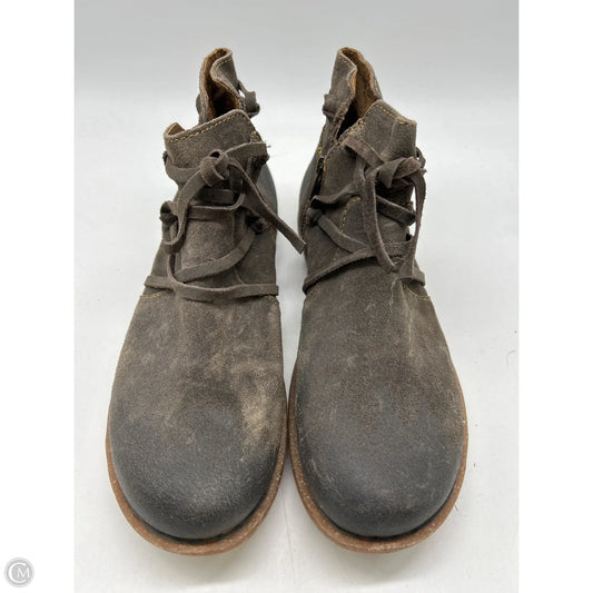 Boots Ankle Flats By Born In Grey, Size: 10
