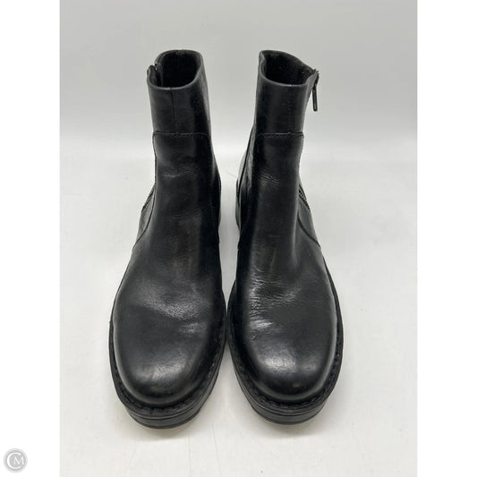 Boots Ankle Flats By Born In Black, Size: 10