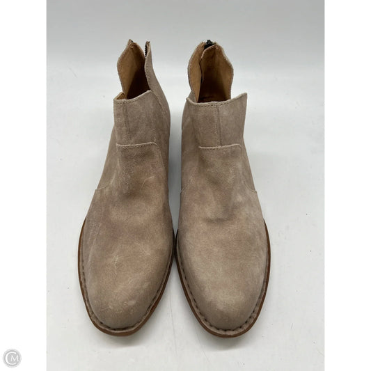Boots Ankle Heels By Born In Cream, Size: 10