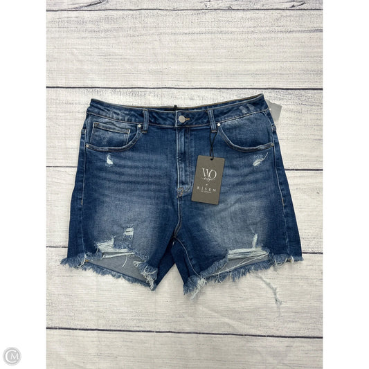 Shorts By Clothes Mentor In Blue Denim, Size: 1x