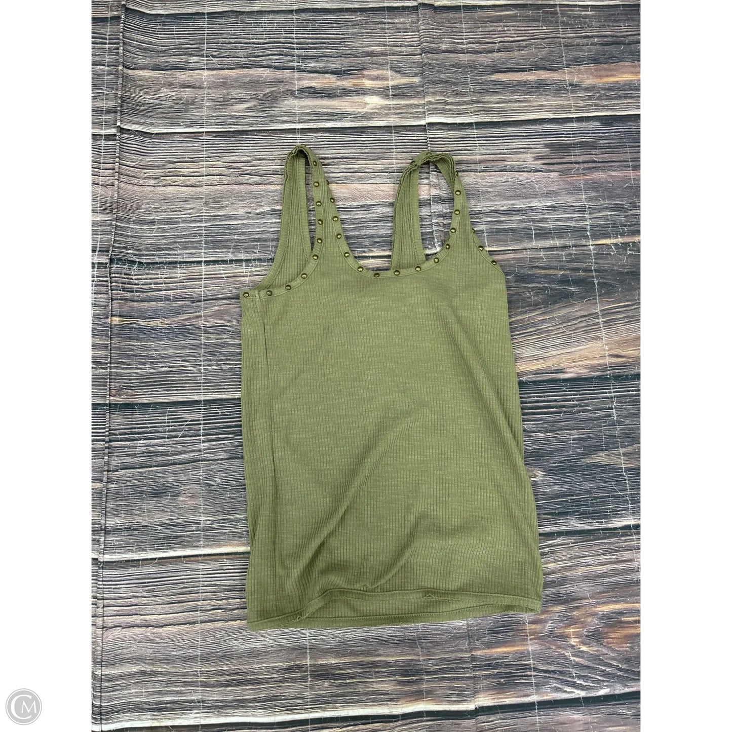 Tank Top By Pol In Green, Size: L
