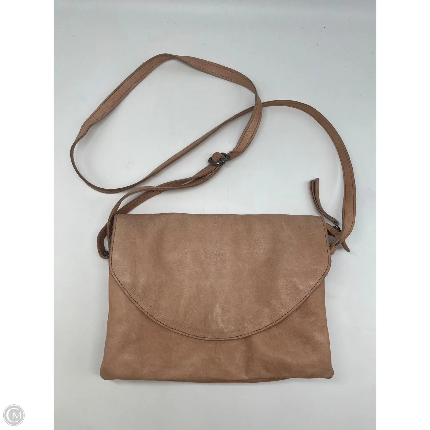 Crossbody Leather By Clothes Mentor, Size: Medium