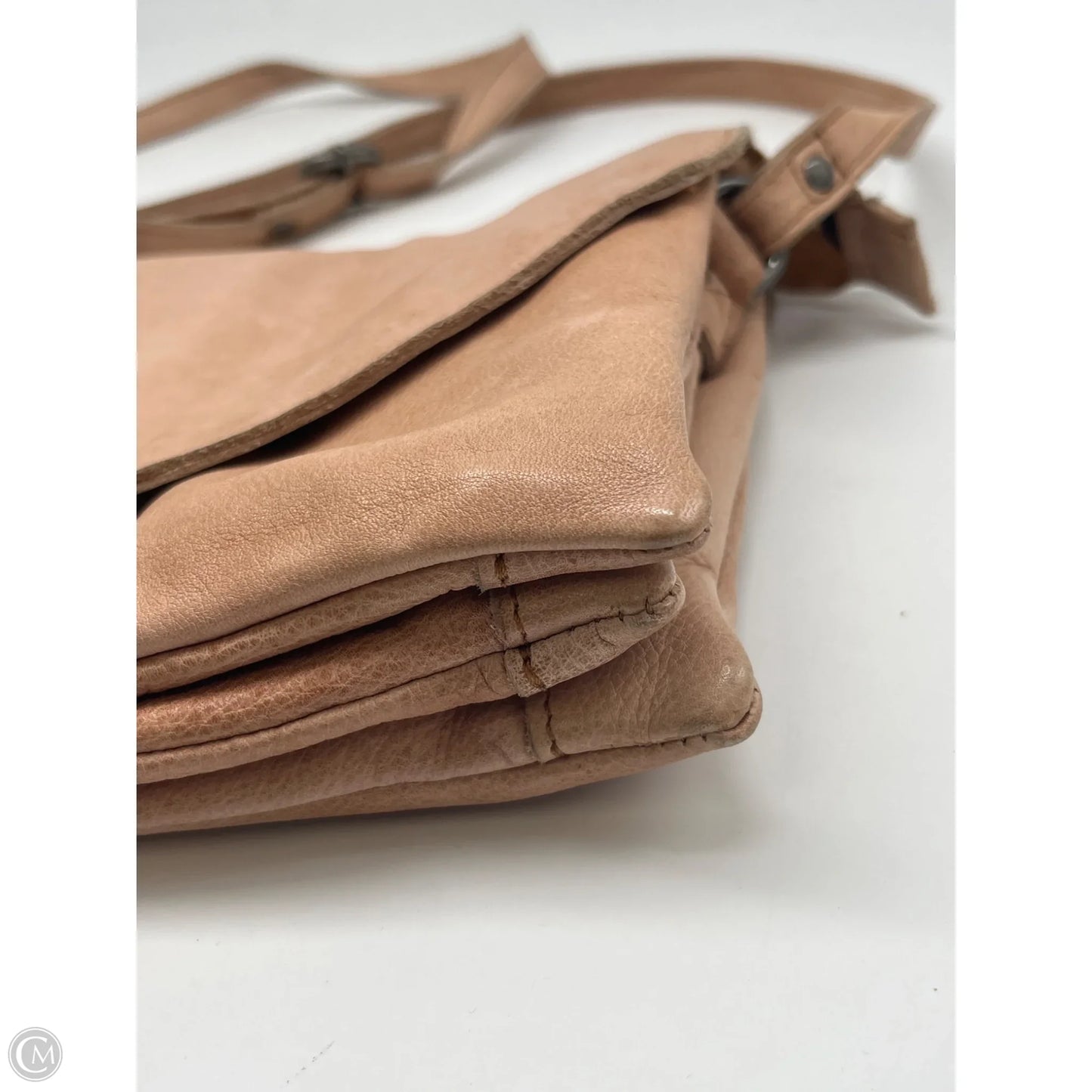 Crossbody Leather By Clothes Mentor, Size: Medium