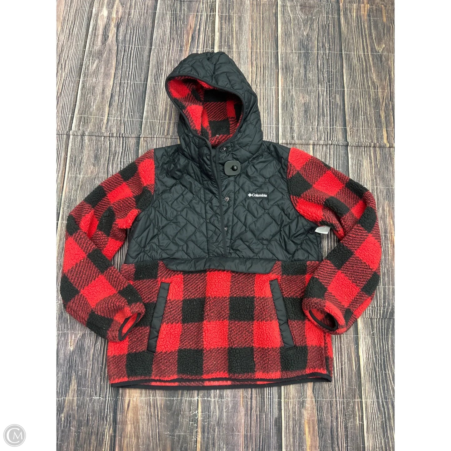 Jacket Faux Fur & Sherpa By Columbia In Red, Size: M