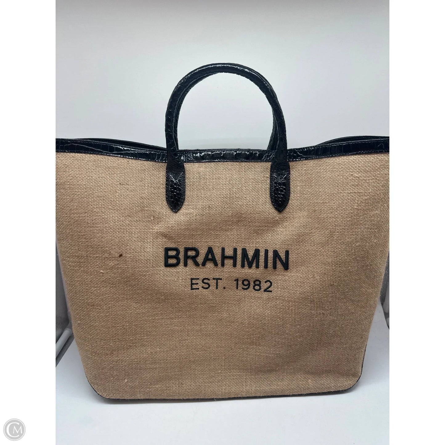Handbag Designer By Brahmin, Size: Large