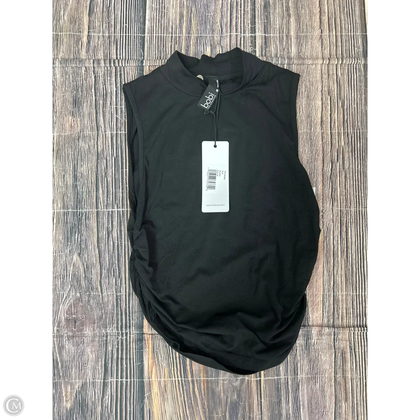 Top Sleeveless By Bobi In Black, Size: M