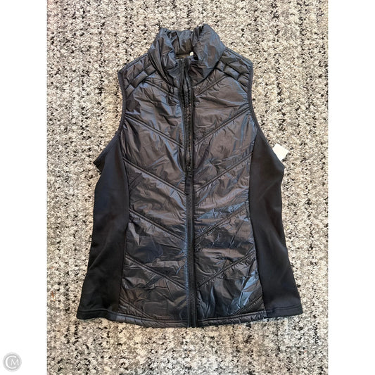 Vest Puffer & Quilted By Avia In Black, Size: L