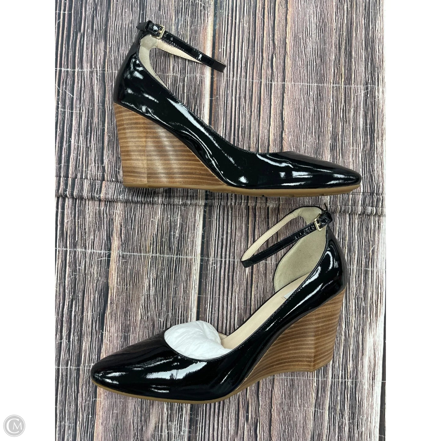 Shoes Heels Wedge By Cole-haan In Black, Size: 8.5