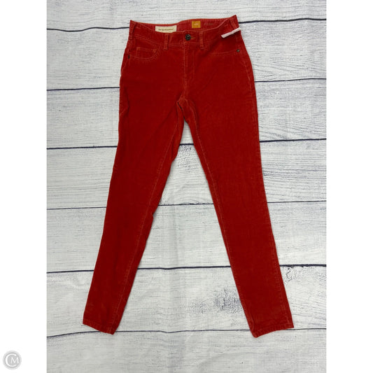 Pants Corduroy By Pilcro In Red, Size: 4