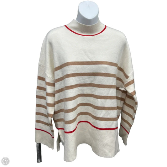Sweater By Tahari In Cream, Size: Xl