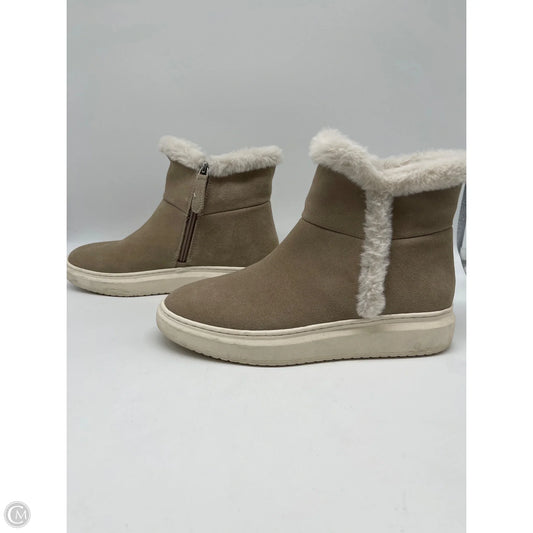 Boots Ankle Flats By Marc Fisher In Tan, Size: 9