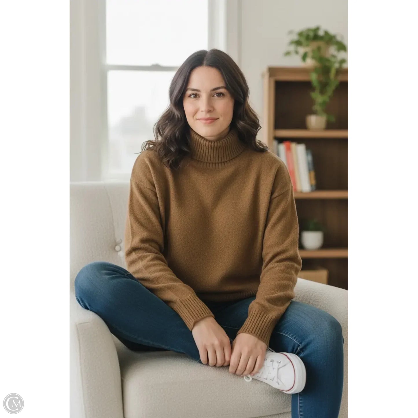 Sweater By Loft In Brown, Size: M