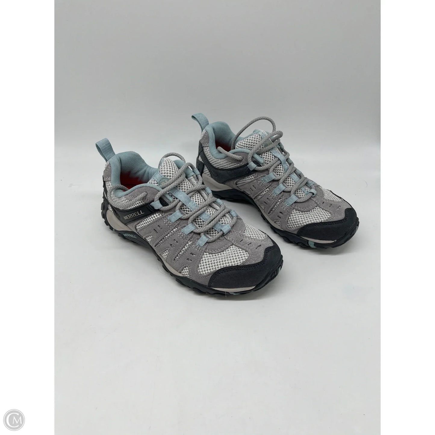 Shoes Hiking By Merrell In Grey, Size: 7