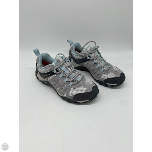 Shoes Hiking By Merrell In Grey, Size: 7