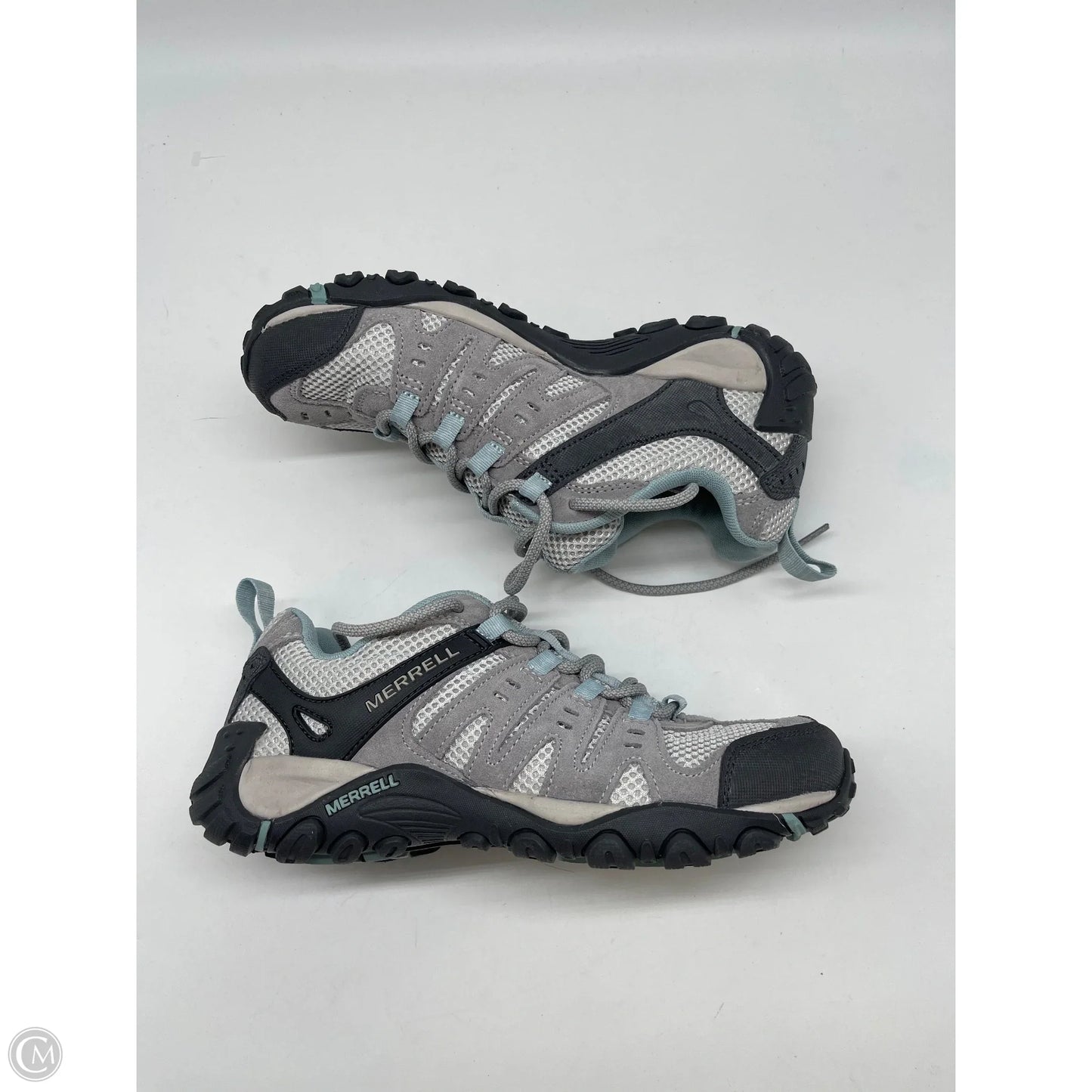 Shoes Hiking By Merrell In Grey, Size: 7