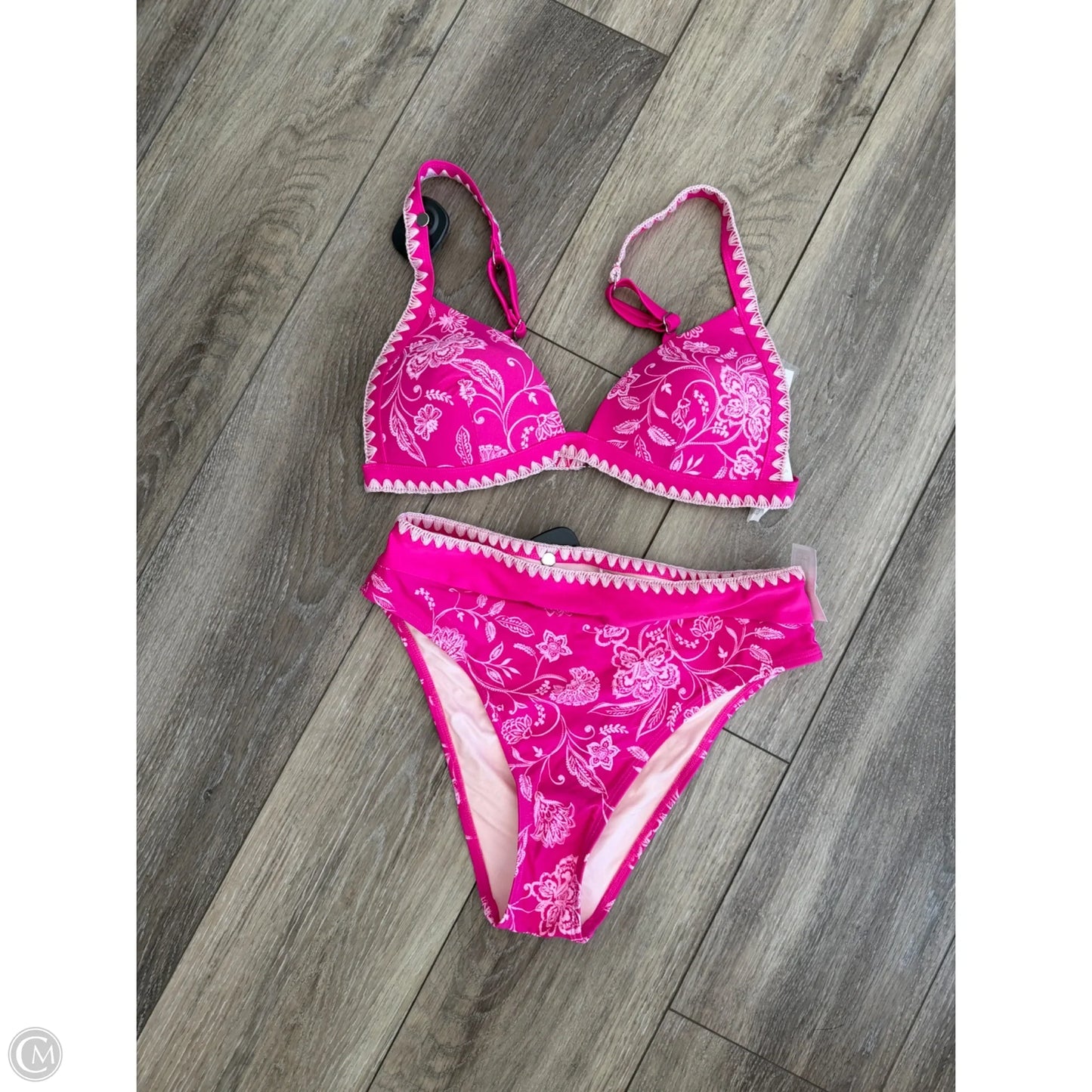 Swimsuit Top By Cupshe In Pink, Size: M