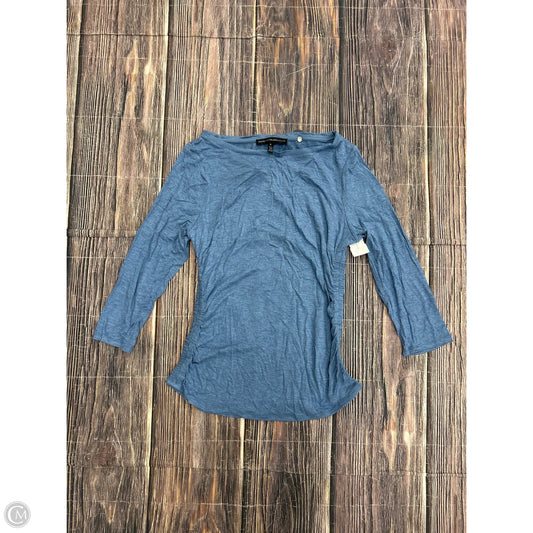 Top Long Sleeve By White House Black Market In Blue, Size: M