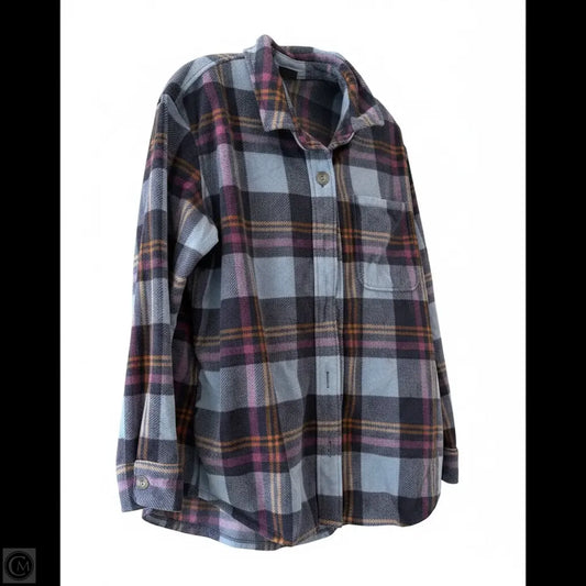 Top Long Sleeve By Eddie Bauer In Purple, Size: L