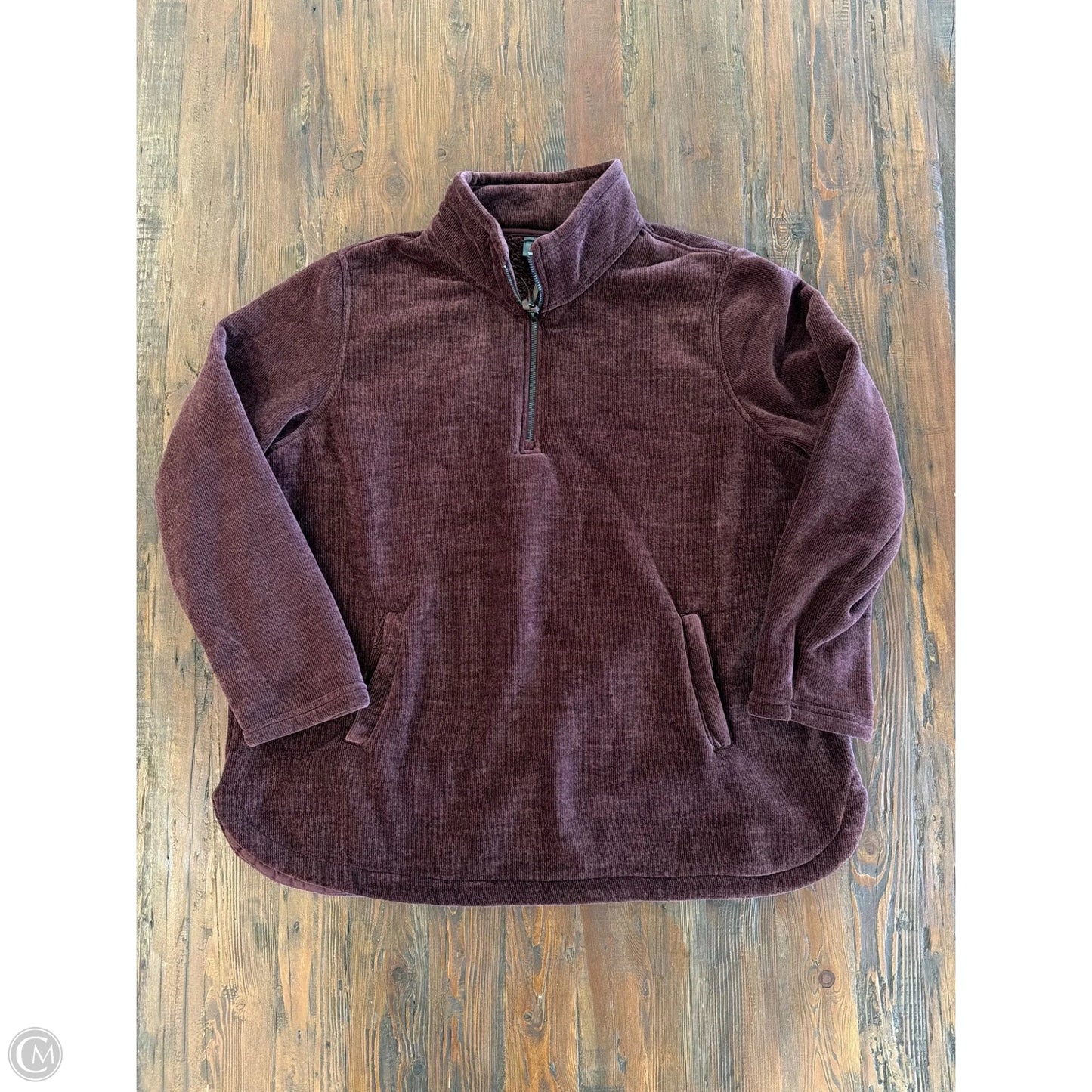 Sweatshirt Collar By 32 Degrees In Brown, Size: 1x