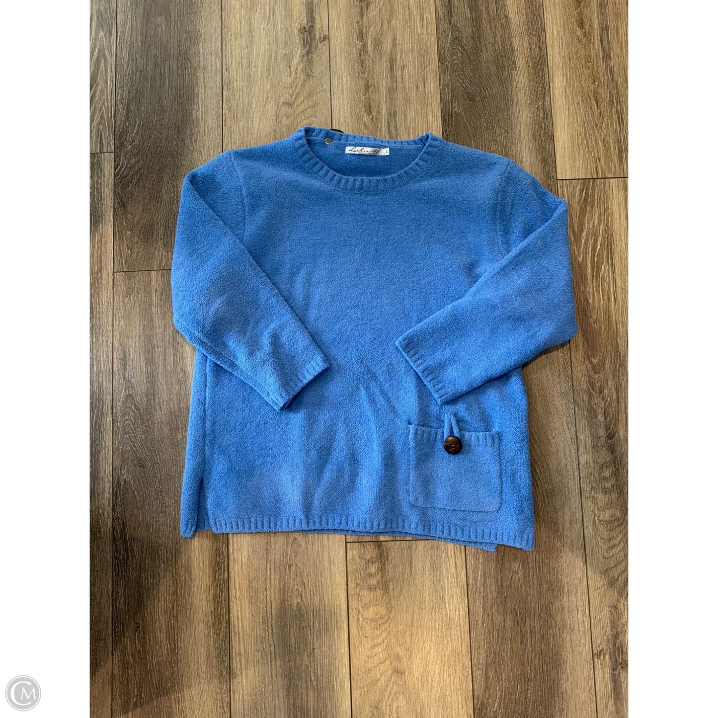 Sweater By Lulu B In Blue, Size: L