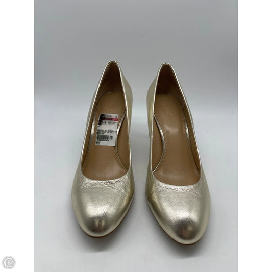 Shoes Heels Stiletto By Michael By Michael Kors In Gold, Size: 9