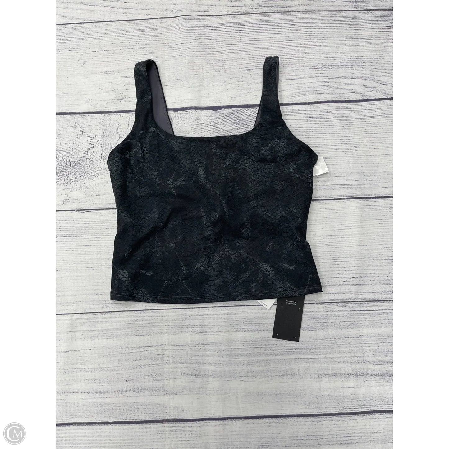 Athletic Bra By Fabletics In Grey, Size: L