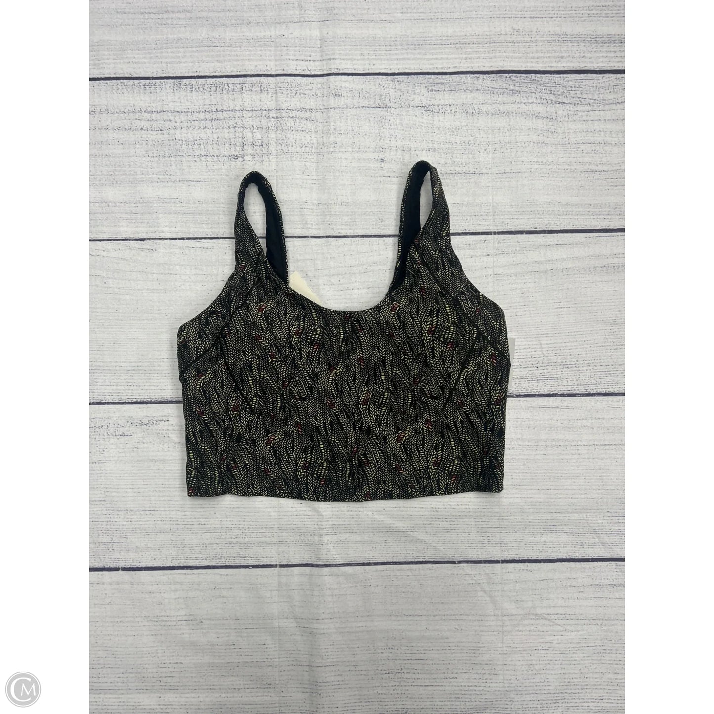 Athletic Bra By Calia In Green, Size: L