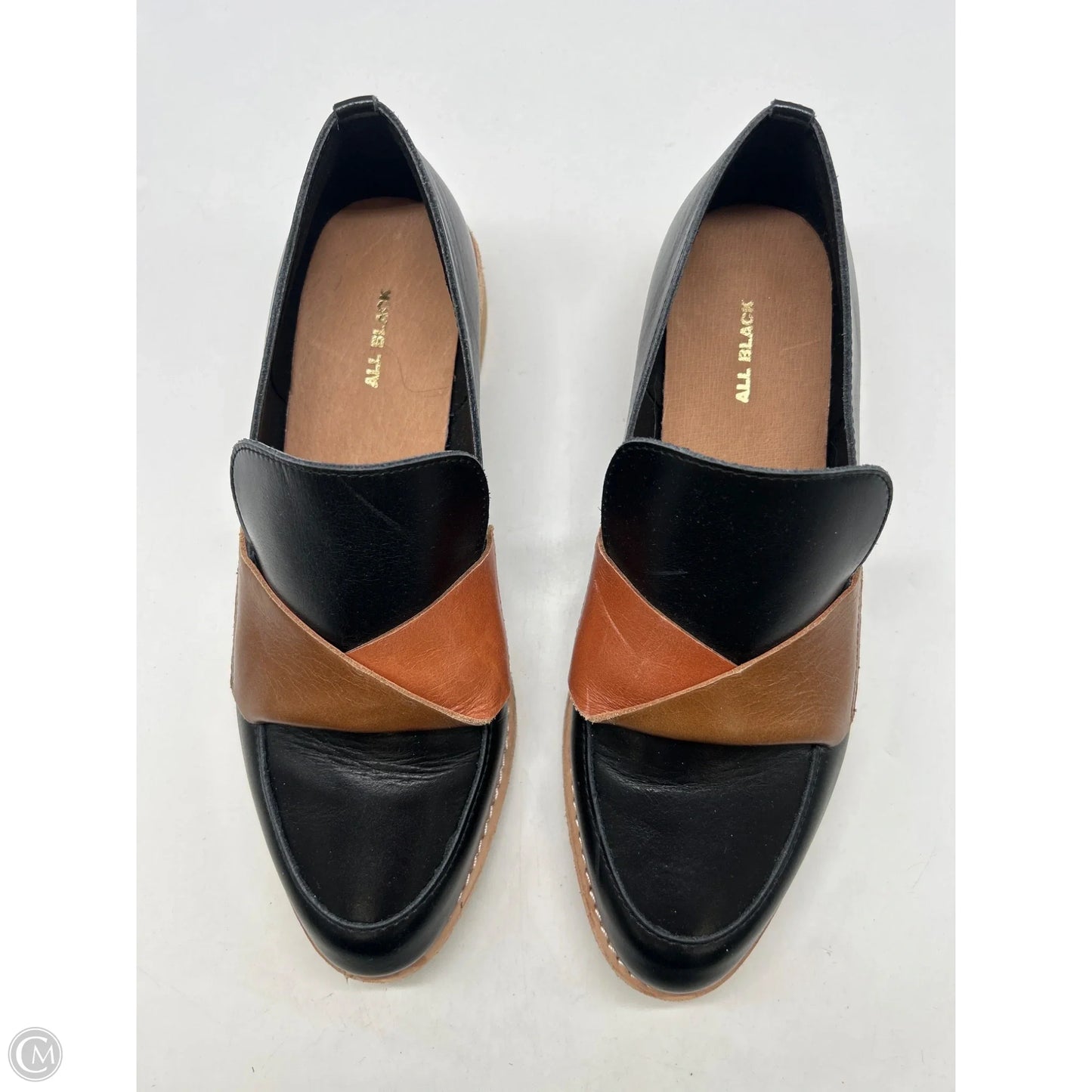 Shoes Flats By Clothes Mentor In Black, Size: 9.5