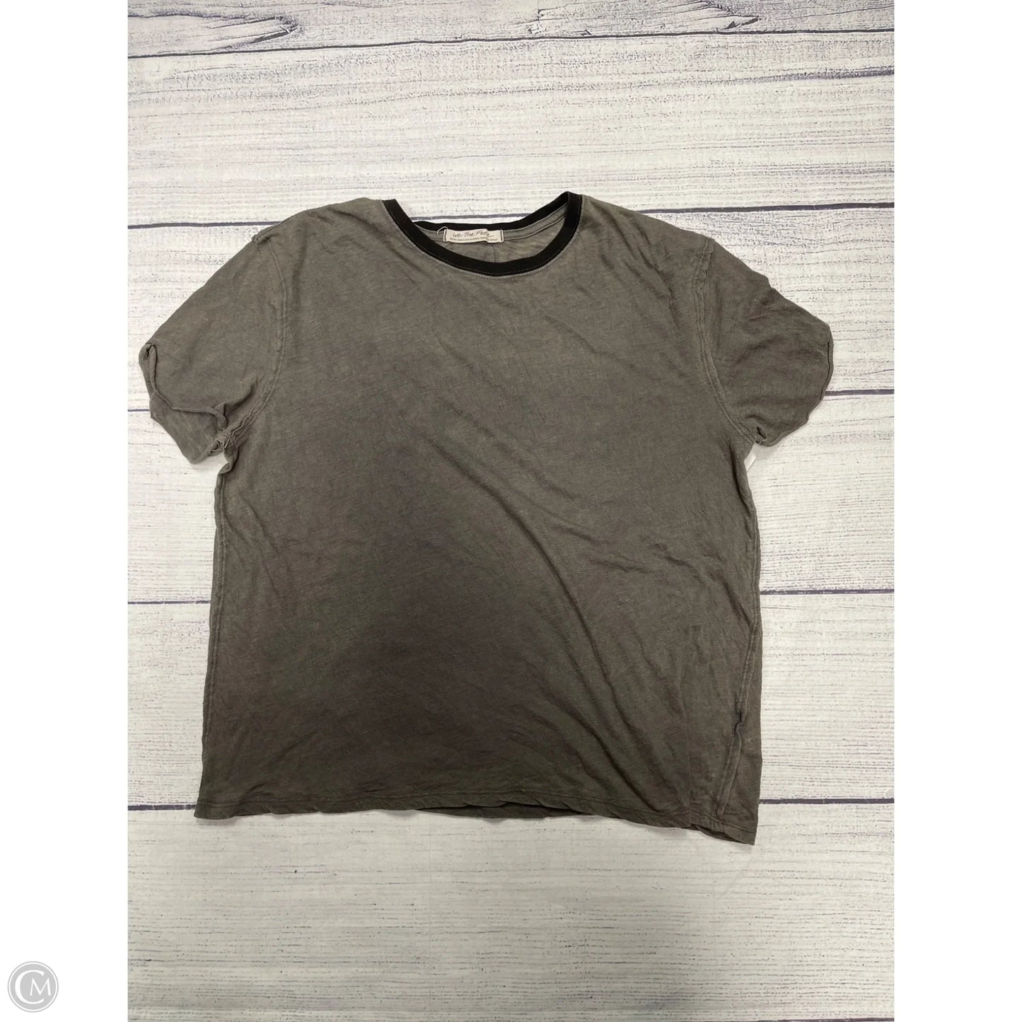 Top Short Sleeve By We The Free In Grey, Size: Xs