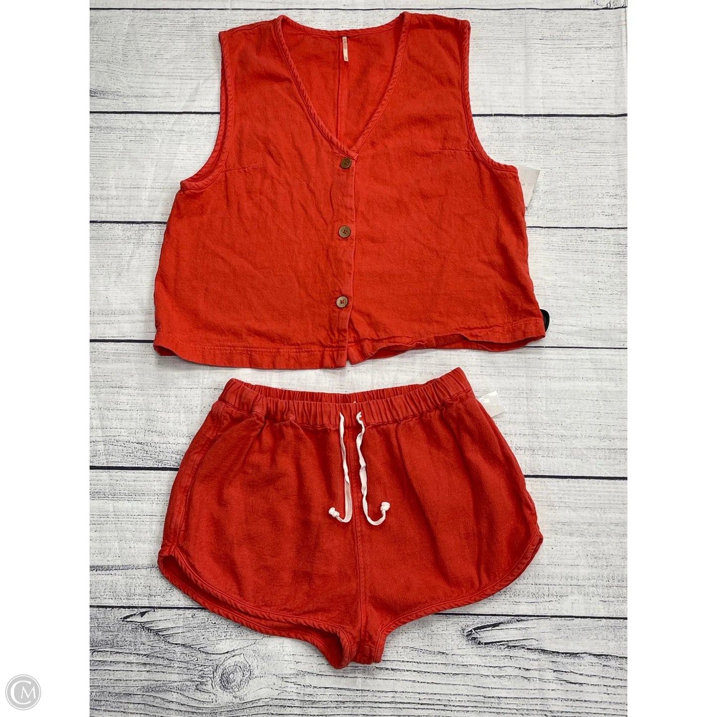 Shorts Set By Free People In Red, Size: Xl