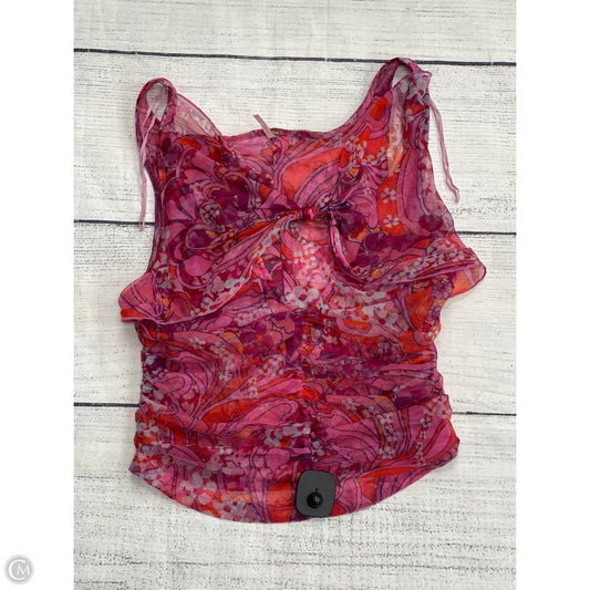 Top Sleeveless By Free People In Pink, Size: L