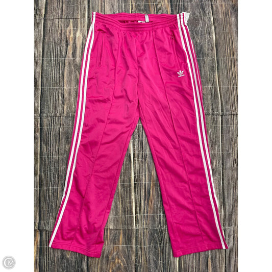 Athletic Pants By Adidas In Pink, Size: 1x