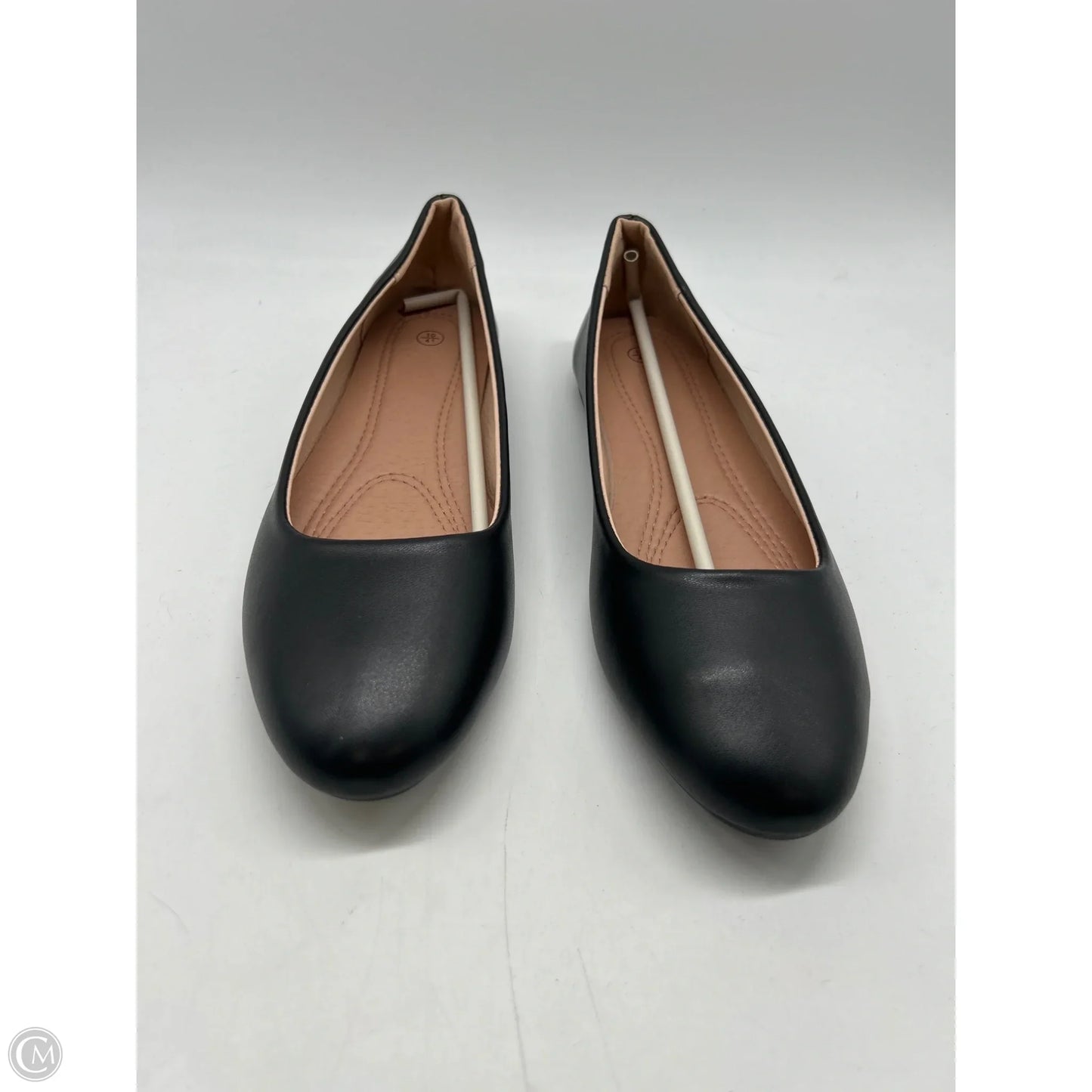 Shoes Flats By Clothes Mentor In Black, Size: 10