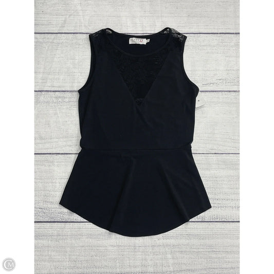 Top Sleeveless By Velvet In Black, Size: S