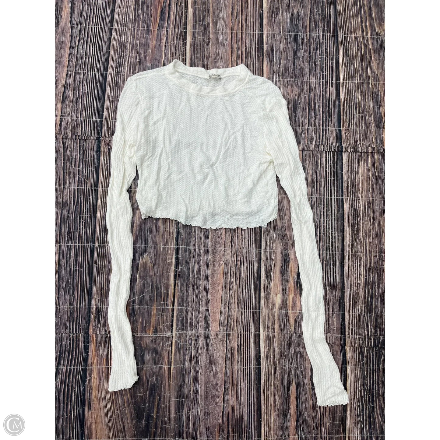 Top Short Sleeve By We The Free In Cream, Size: Xs