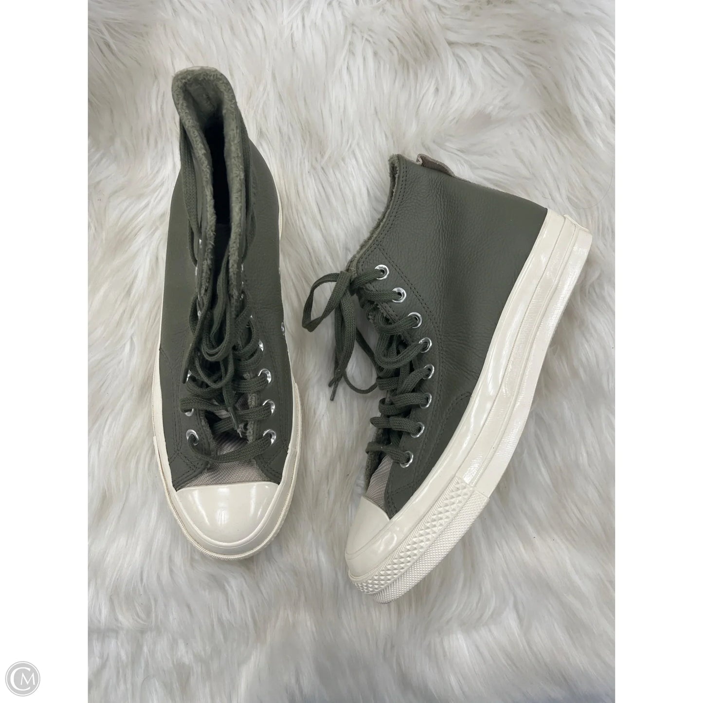 Shoes Sneakers By Converse In Green, Size: 10