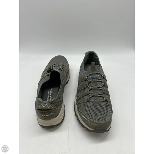 Shoes Athletic By Skechers In Green, Size: 9