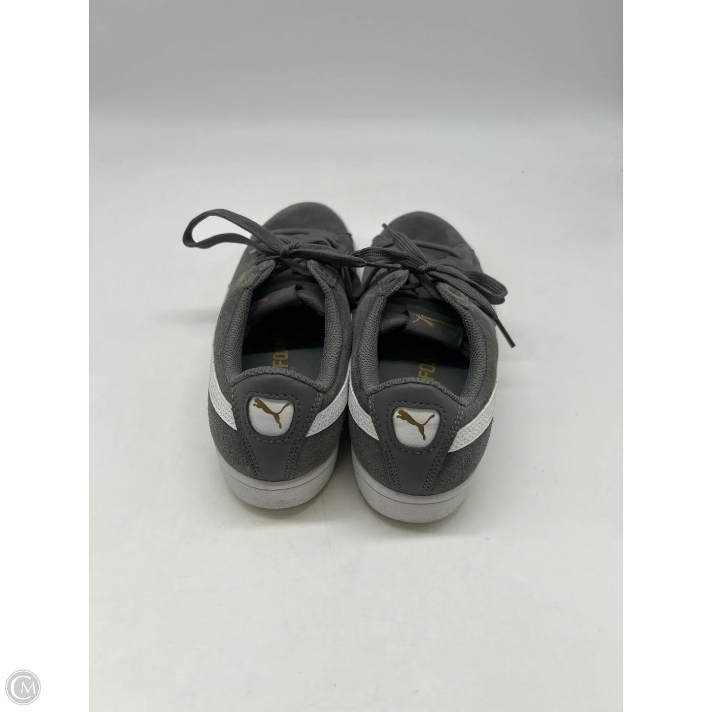 Shoes Sneakers By Puma In Grey, Size: 6.5