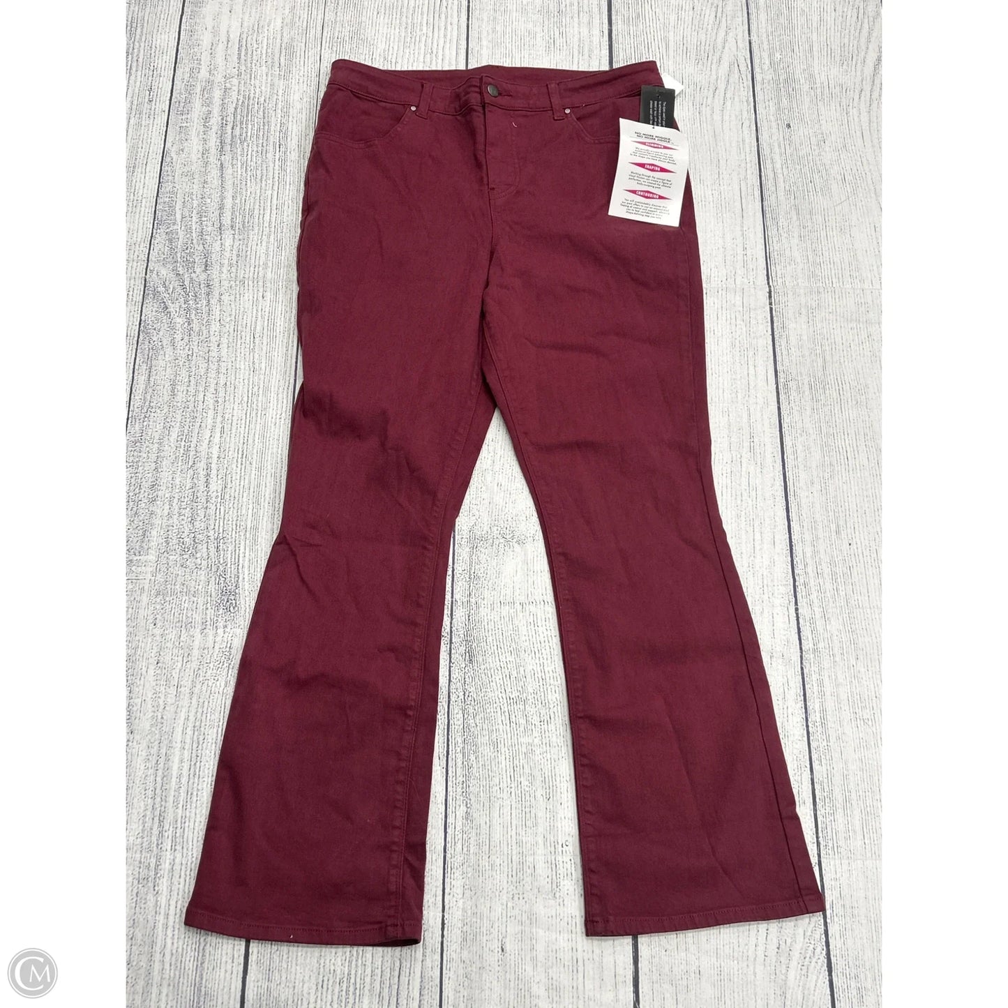 Pants Chinos & Khakis By Women With Control In Red, Size: 14