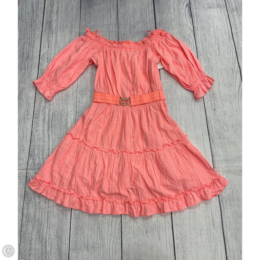 Dress Designer By Lilly Pulitzer In Peach, Size: L