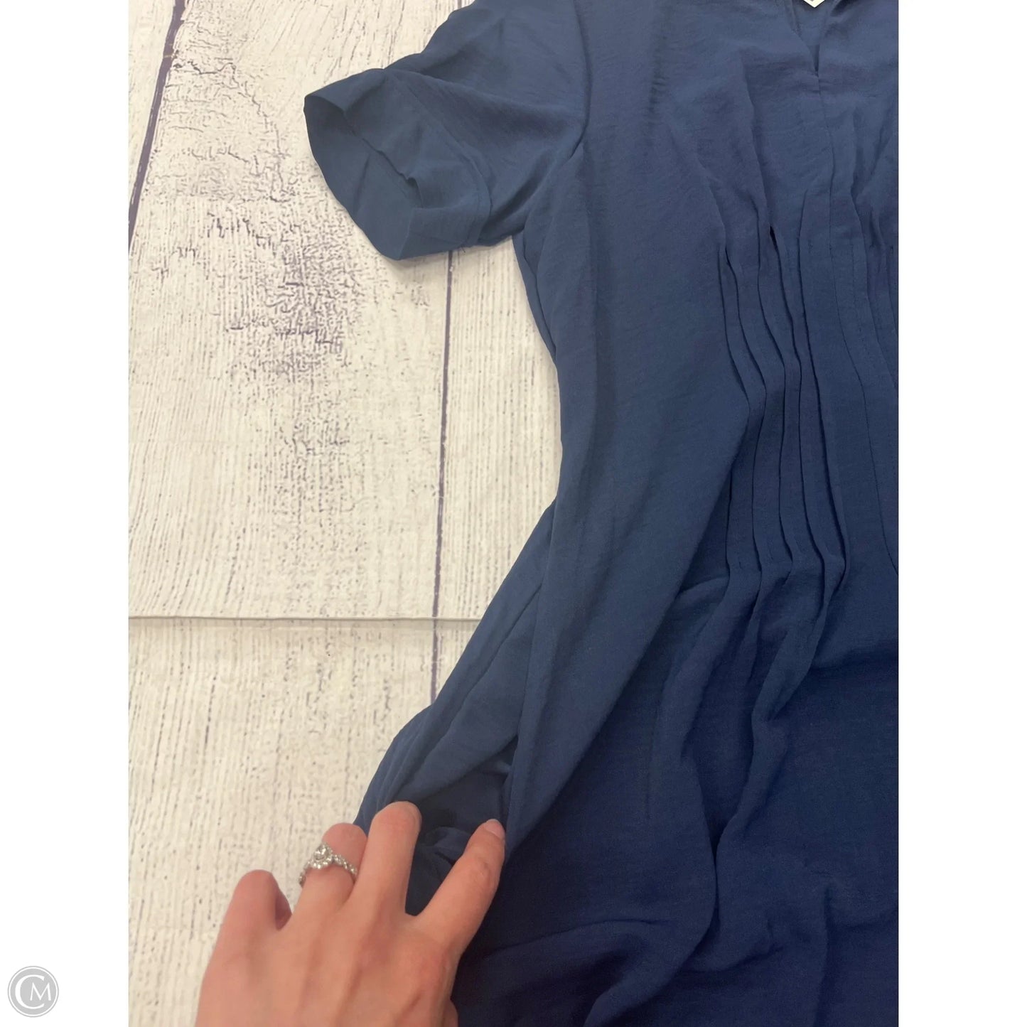 Dress Casual Maxi By Nicole Miller In Navy, Size: M