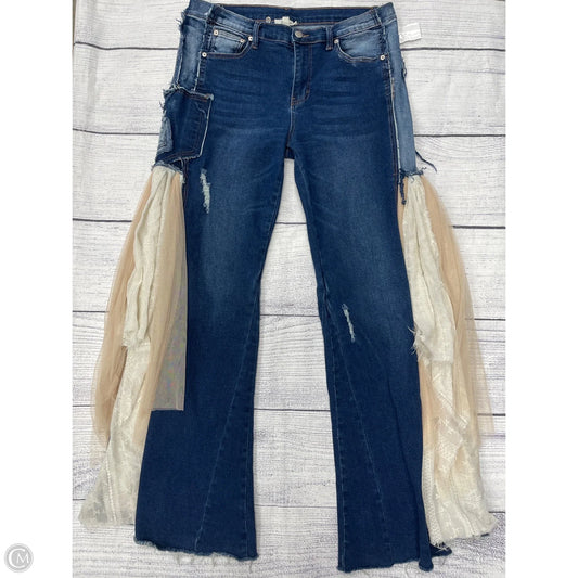 Jeans Flared By Clothes Mentor In Blue, Size: Xl