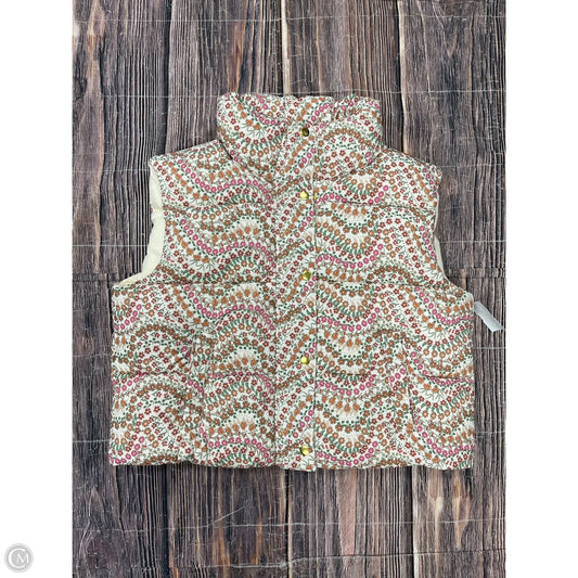 Vest Puffer & Quilted By Loft In Floral Print, Size: M