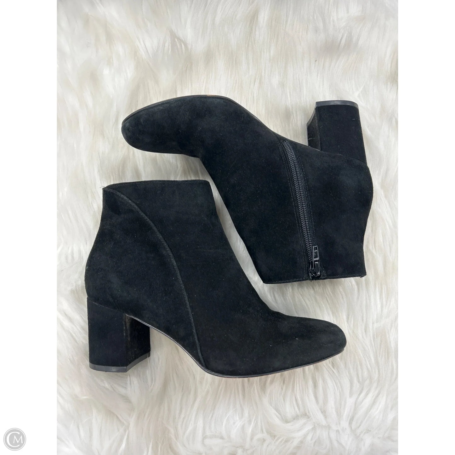 Boots Ankle Heels By Inc In Black, Size: 8