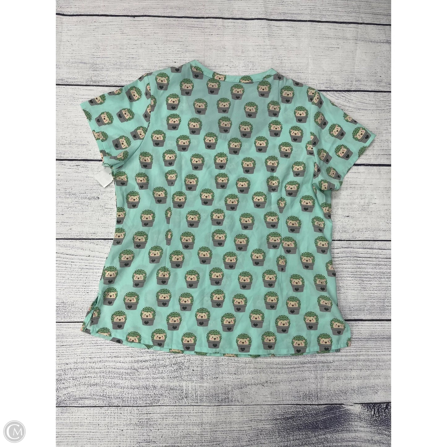 Top Short Sleeve By Clothes Mentor In Green, Size: L