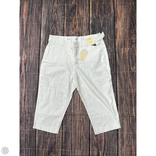 Capris By St Johns Bay In White, Size: 12