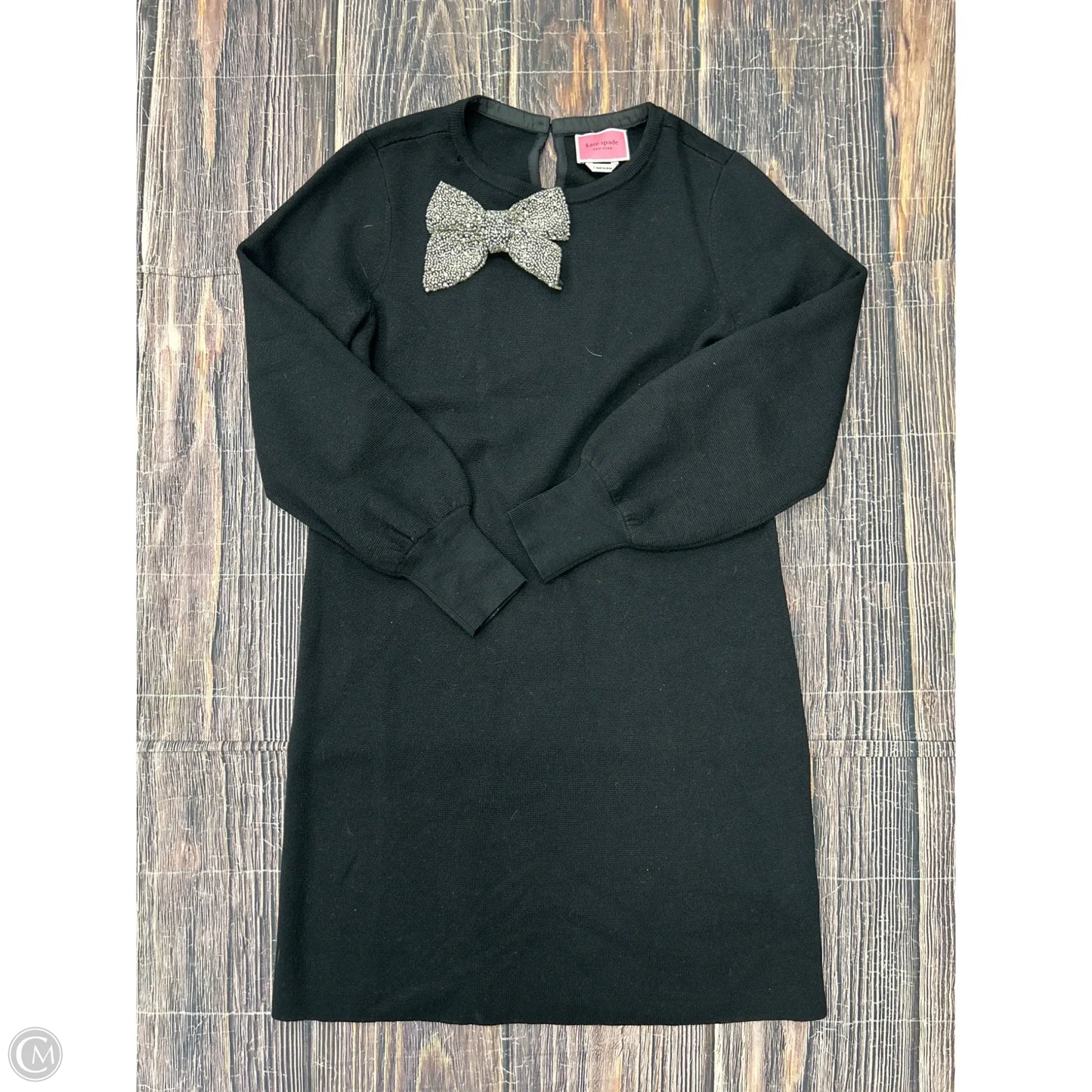 Dress Designer By Kate Spade In Black, Size: 0