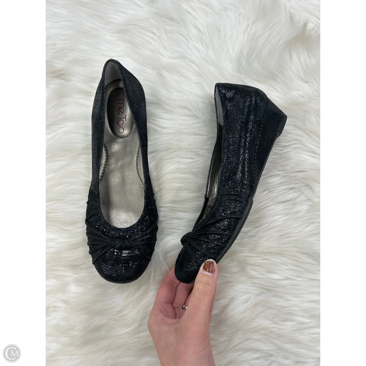 Shoes Heels Wedge By Me Too In Black, Size: 7.5